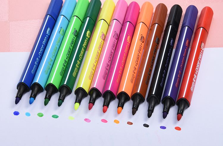普通水彩笔的颜色为什么不需要精准分类